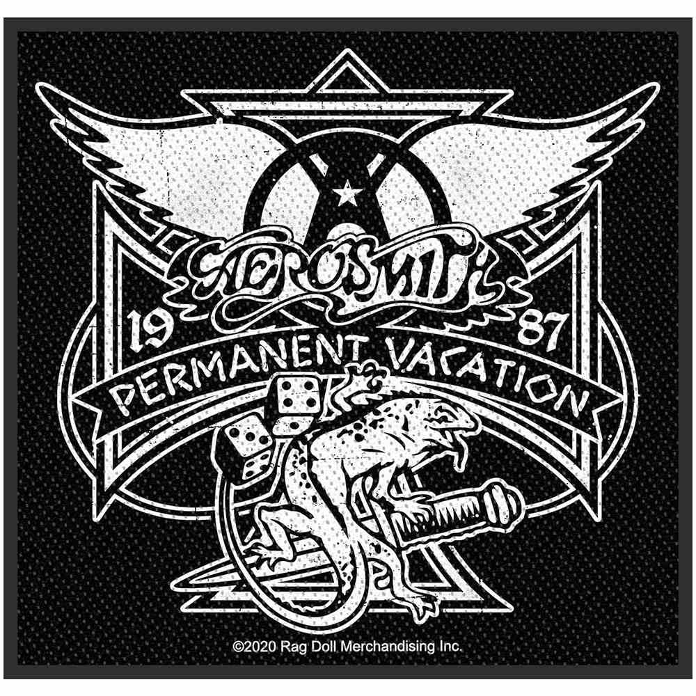Aerosmith - Permanent Vacation Patch - Zwart